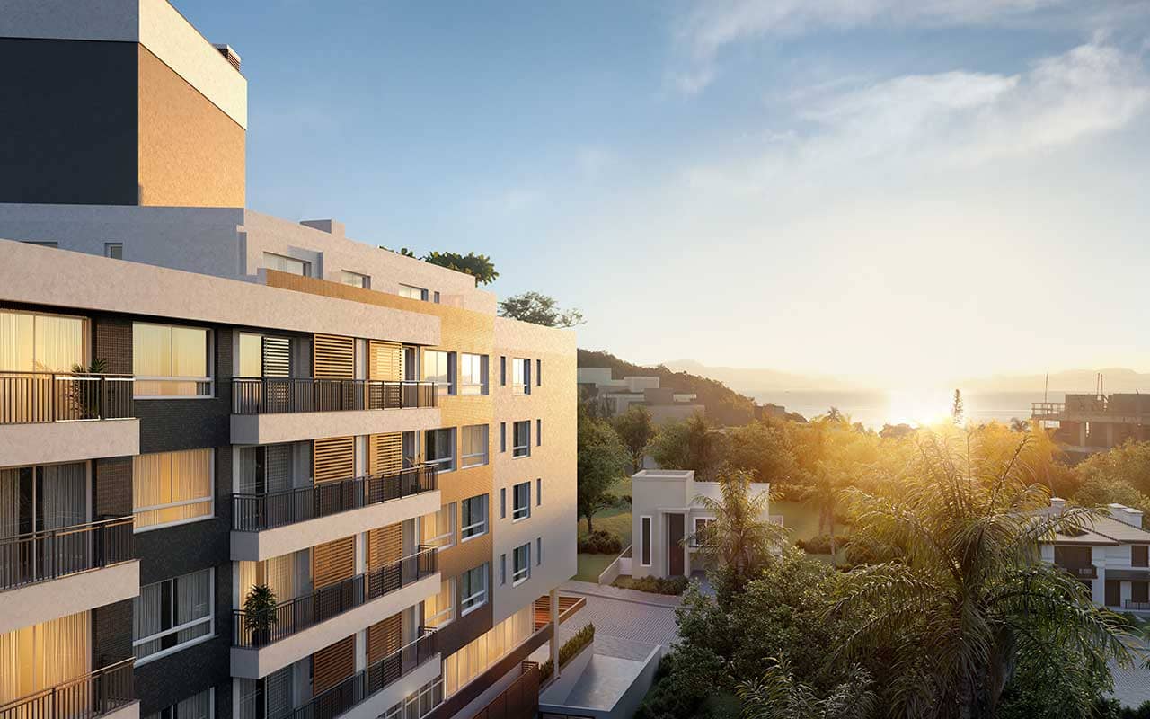 Imóvel Lançamento Florianópolis Alberto de Santiago Perspectiva Lateral