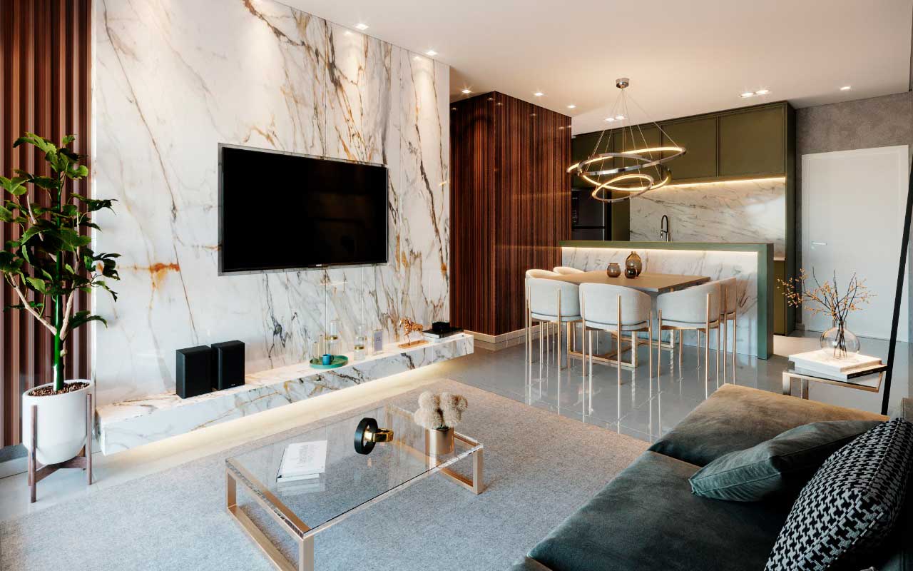 Lançamento Governador Celso Ramos - Dueto Home - Sala Ampla