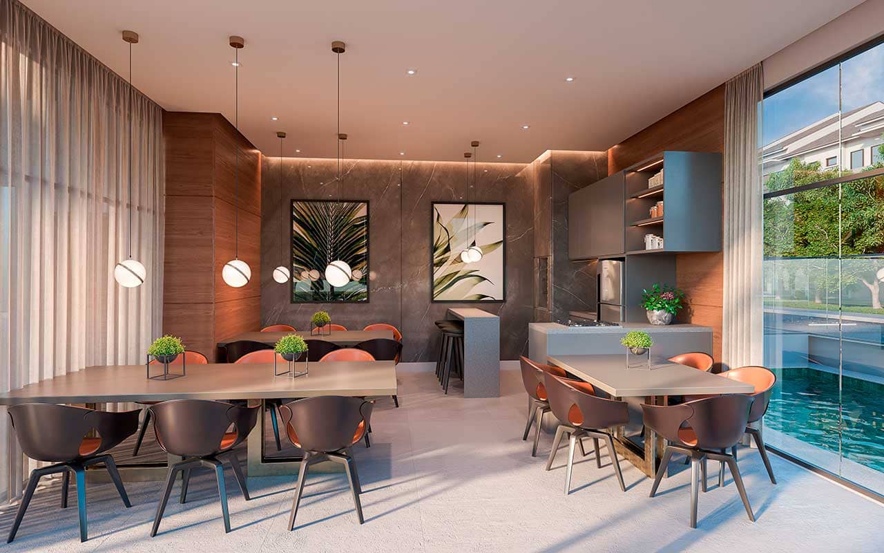 Lançamento Governador Celso Ramos - Lumiere Residence - Salão de Festas