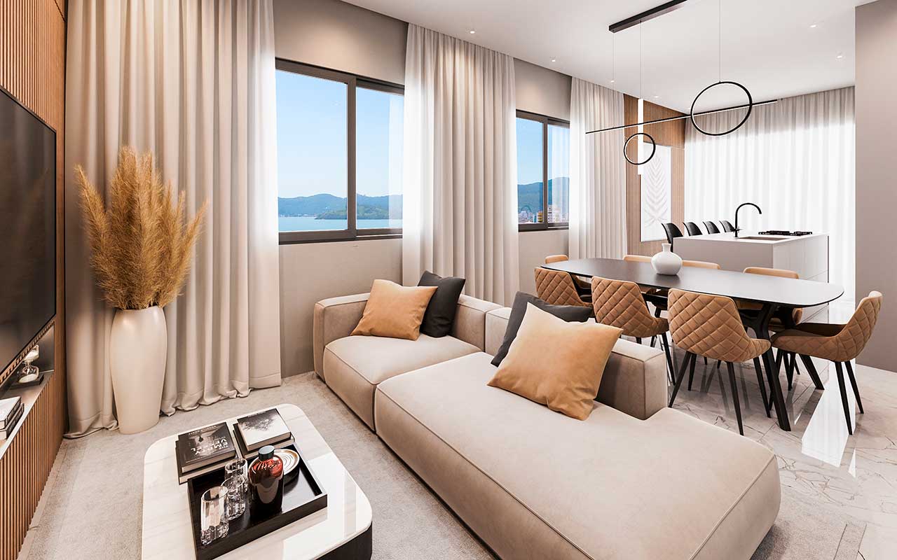 Lançamento Governador Celso Ramos - Splendore Home - Living