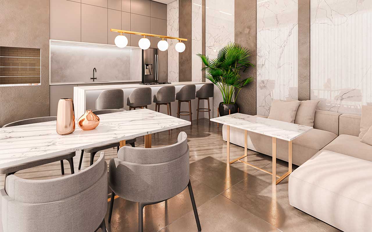 Lançamento Governador Celso Ramos - Splendore Home - Salão de Festas